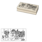 Valentijnen spelen 	rubberstempel (Gestempeld)