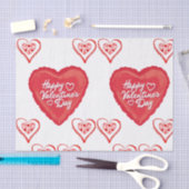 Valentijnen van decoratief papier (Craft)