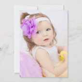 Valentijnen Verjaardag met fotosjabloon Kaart (Achterkant)