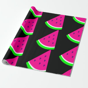 valentijnen Watermeloen Fruit Summer Heart Cadeaupapier