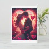 Valentijnkaart Feestdagenkaart (Staand voorkant)