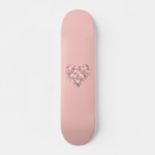 Valentijns Bloemenhart Skateboard