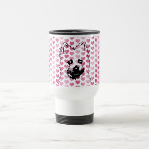 Valentijns - Cairn Terrier Silhouette Reisbeker