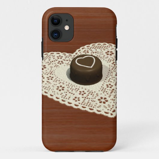 Valentijns chocolade Case-Mate iPhone case (Achterkant)