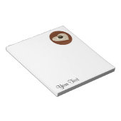Valentijns chocolade notitieblok (Schuin)