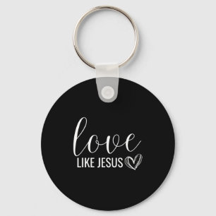 Valentijns christelijke liefde als Jezus Sleutelhanger