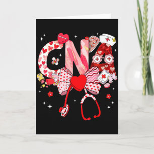 Valentijns Cna Verpleegster Coquette Strik Stethos Kaart