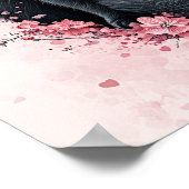 Valentijn's Day Black Cats Poster - Oprechte klass (Hoek)