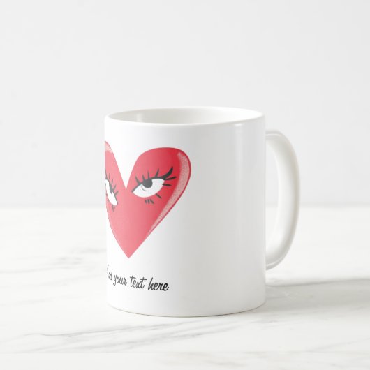 Valentijn's Day Coffee Mok (Voorkant rechts)