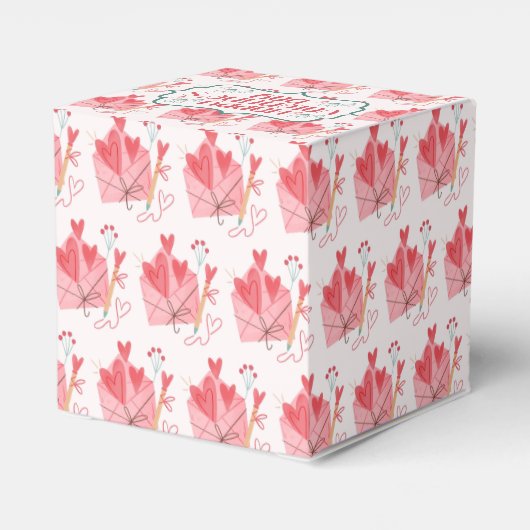 Valentijn's Day Love Favor Box Bedankdoosjes (Achterkant)