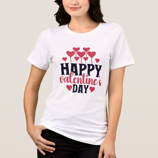 Valentijn's Day Love Romantisch cadeau T-shirt (Voorkant)