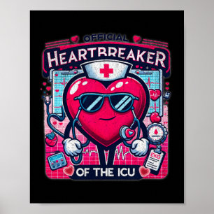 Valentijns IC-verpleegster hartbreker - Speelse ve Poster