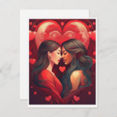 Valentijns kaart (Voorkant / Achterkant)