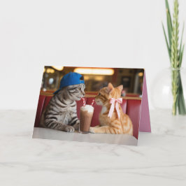 Valentijns kaart voor malt shop