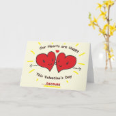 Valentijns Kaart voor verloofd paar (Gele Bloem)