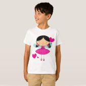 Valentijns Kind meisjes Gift T-shirt (Voorkant volledig)