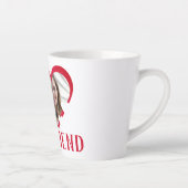 Valentijns  Koppel Hart Aangepaste gepersonaliseer Latte Mok (Rechts)