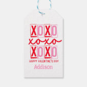 Valentijns Label, moderne Valentijnsdag Cadeaulabel (Achterkant)