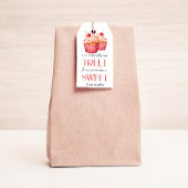 Valentijns Label van Cupcake Cadeaulabel