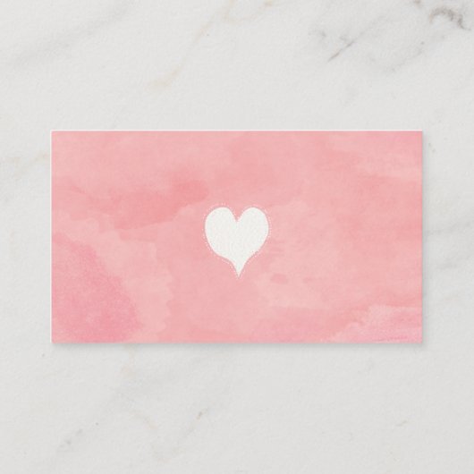 Valentijns Lieverd Luierriffelroze goud Informatiekaartje (Achterkant)