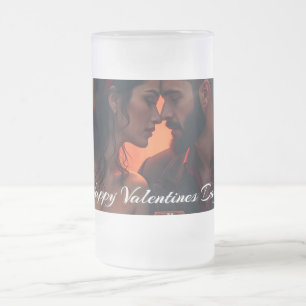 Valentijns magie met romantische saamhorigheid matglas bierpul