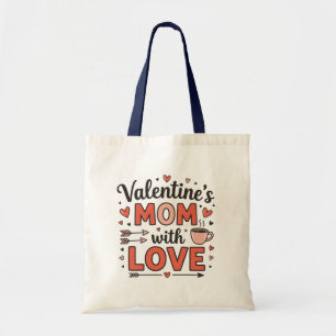 Valentijns mama met liefde, oma's valentijn tote bag