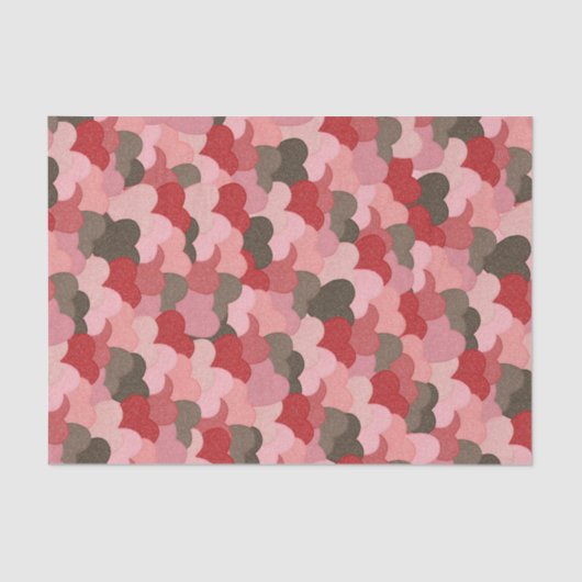 Valentijns papier harten camouflage stijl (Voorkant)