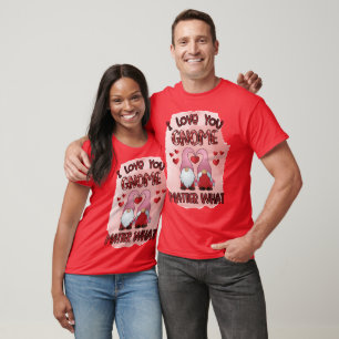 Valentijns Shirt van Gnoome Couple Red T