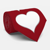 Valentijns Stropdas - Valentijnse harten - eckties (Opgerold)
