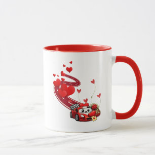 Valentijns Viering Racer Design Mooie Mok