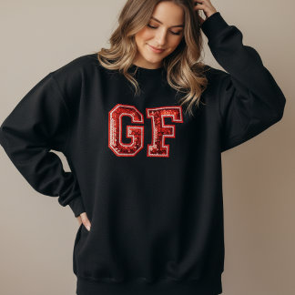 Valentijnsborduurwerk Sweatshirt