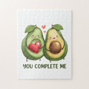 Valentijnscadeau Avocado Je Maakt Me Compleet Legpuzzel