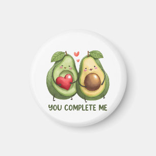 Valentijnscadeau Avocado Je Maakt Me Compleet Magneet