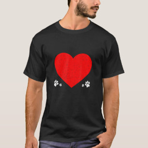 Valentijnsdag 2023 Dierlijke muizen, met hartprobl T-shirt