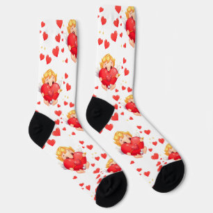 Valentijnsdag 2025: Schattigee en speelse engelen  Sokken