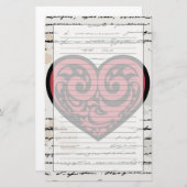 Valentijnsdag 2 briefpapier (Voorkant / Achterkant)