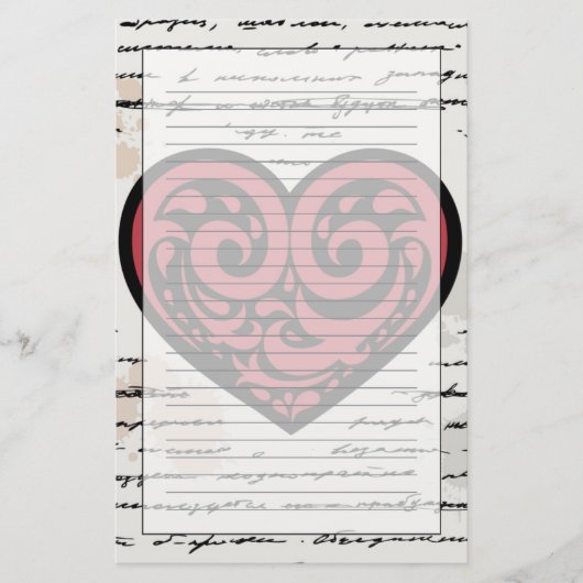 Valentijnsdag 2 briefpapier (Voorkant)