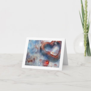 Valentijnsdag: 2 Rode harten Feestdagen Kaart