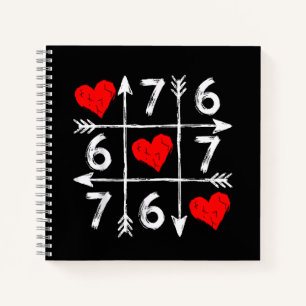 Valentijnsdag 67 Zes Zeven Meme Liefde 6 7 Hart  Notitieboek