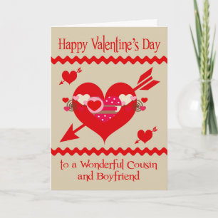 Valentijnsdag aan Neef en Vriend Feestdagen Kaart