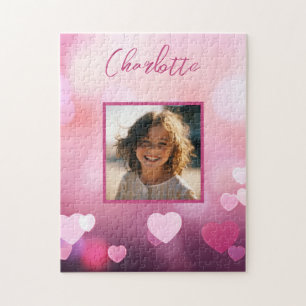 Valentijnsdag Aangepaste foto en gepersonaliseerde Legpuzzel