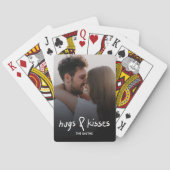 Valentijnsdag Aangepaste foto en naam Pokerkaarten (Achterkant)