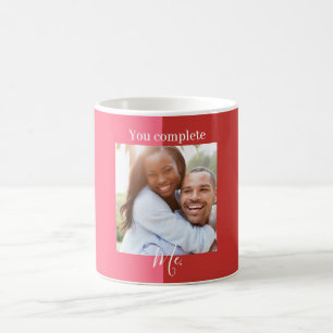 Valentijnsdag aangepaste fotomok, Koppel Mok, Koffiemok