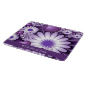 Valentijnsdag Abstract Bloemen & Harten Fractal Snijplank (Hoek)