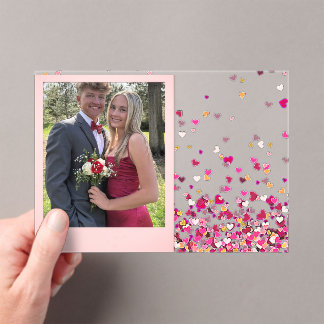 Valentijnsdag Acryl Uitnodigingen