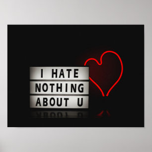 Valentijnsdag Aesthetisch Licht Rood esthetisch Poster