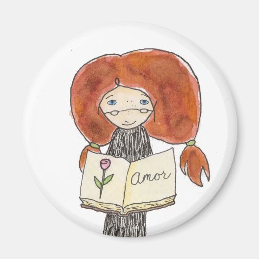 Valentijnsdag Amor Magnet Magneet (Voorkant)