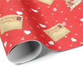 Valentijnsdag Angel Groeten Cadeaupapier (Rol Hoek)