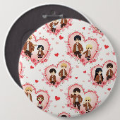 VALENTIJNSDAG ANIME BUTTON (Voorkant /achterkant)