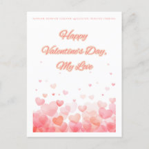 Valentijnsdag ansichtkaart
